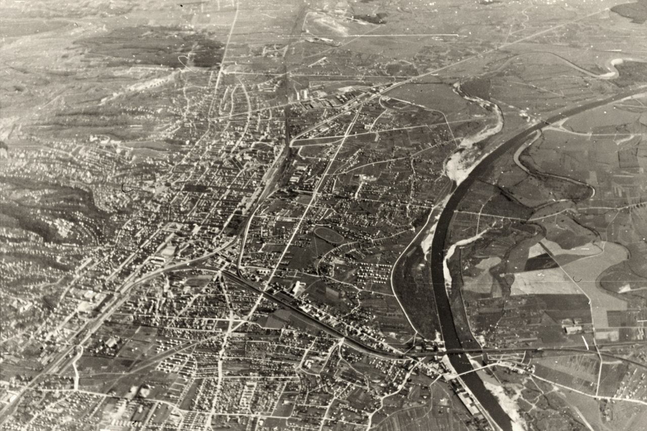 Zagreb iz zraka 1941. godine